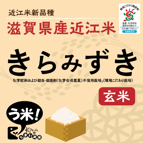 【令和6年度産】きらみずき<玄米>近江米品種